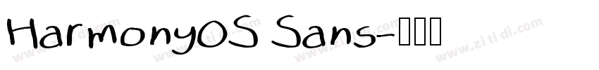 Harmony0S Sans字体转换